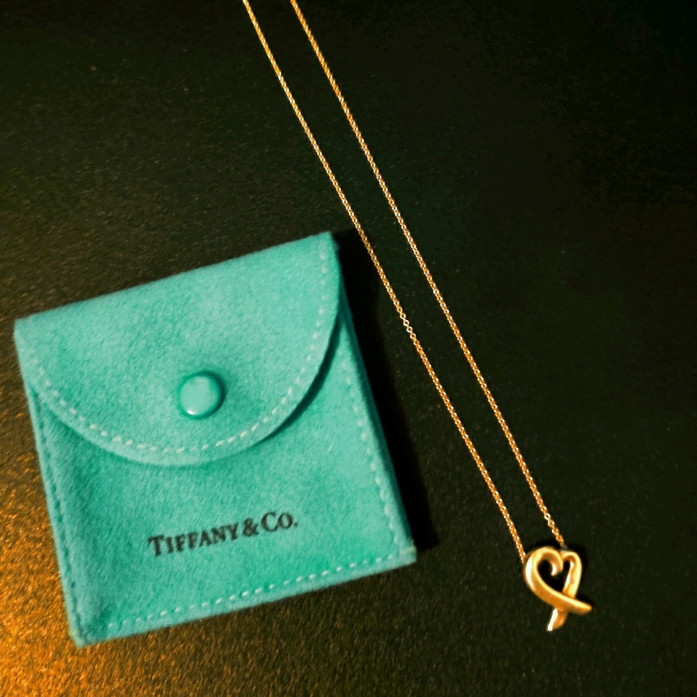 Tiffany and co loving heart necklace